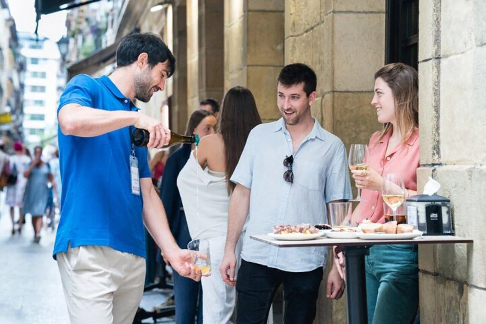 San Sebastian food tour: pintxo tasting paired with wines